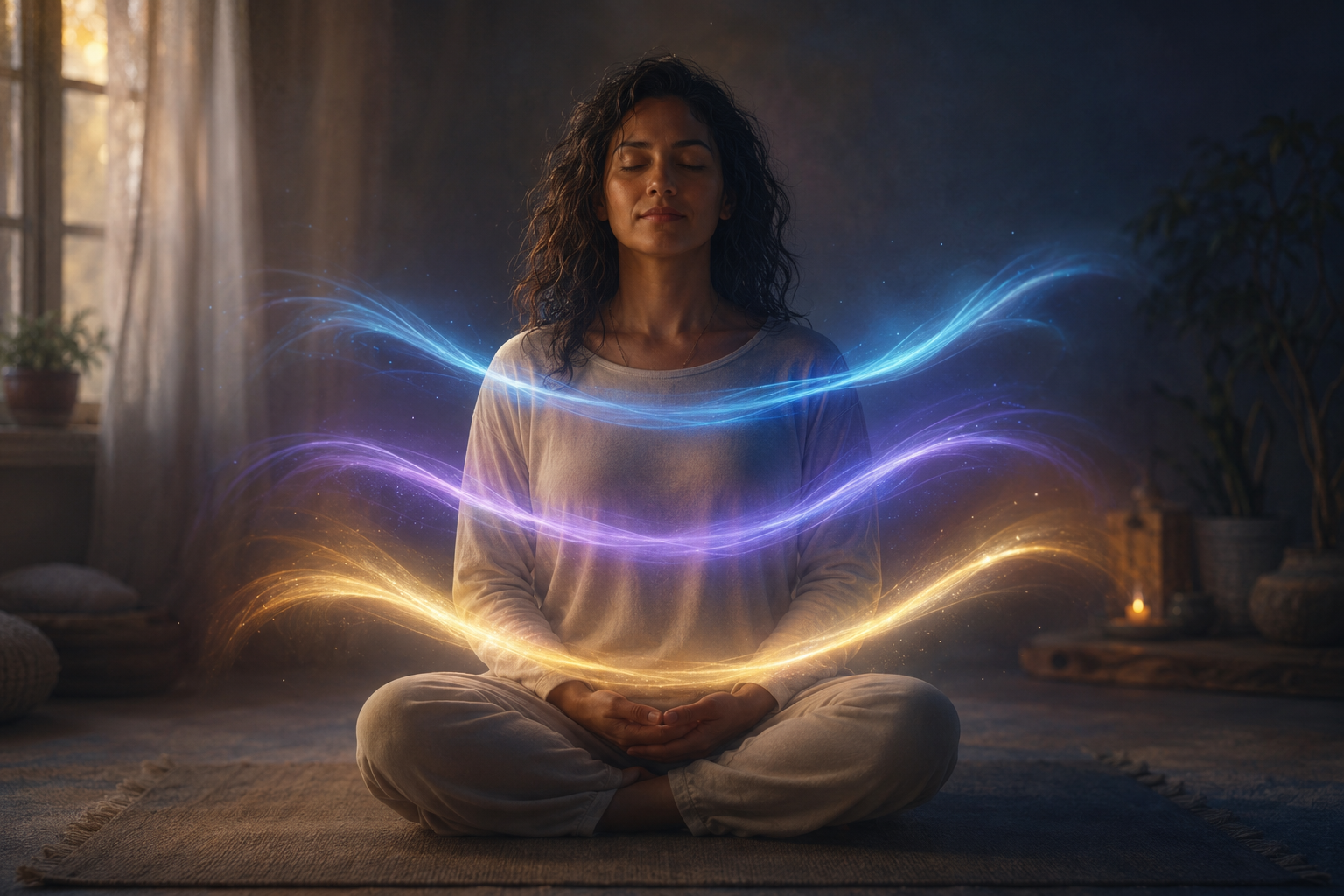Luz celestial como símbolo de cuidado y transparencia