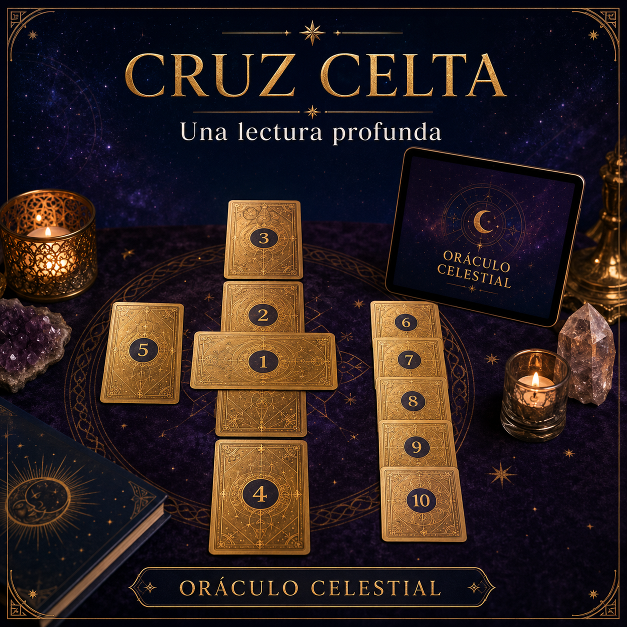 Mockup de la tirada Cruz Celta